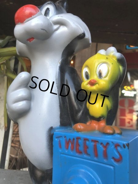 画像6: 70s Vintage Tweety & Sylvester Big Bank (M844) (6)