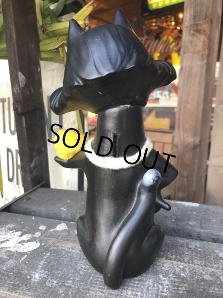 画像4: 60s Vintage Roy Des Of Fla Black Cat Bank Doll (M845) (4)