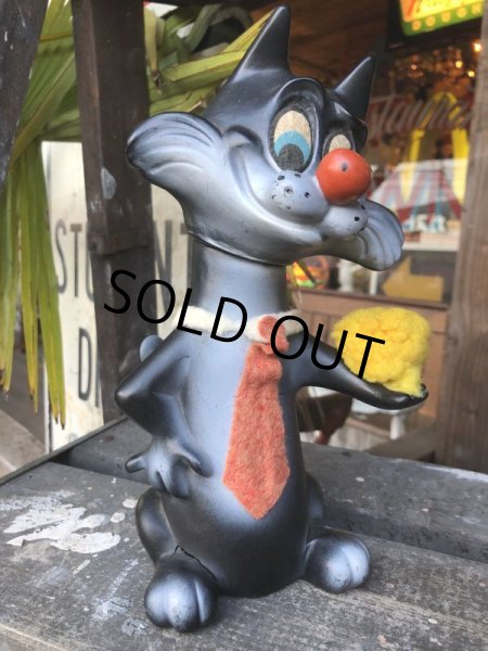 画像2: 60s Vintage Roy Des Of Fla Black Cat Bank Doll (M845) (2)