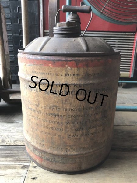 画像5: Vintage Motor Gas Oil 5 Gallon Can LION (M851)  (5)