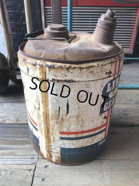 画像6: Vintage Motor Gas Oil 5 Gallon Can LIBERTY (M848)  (6)