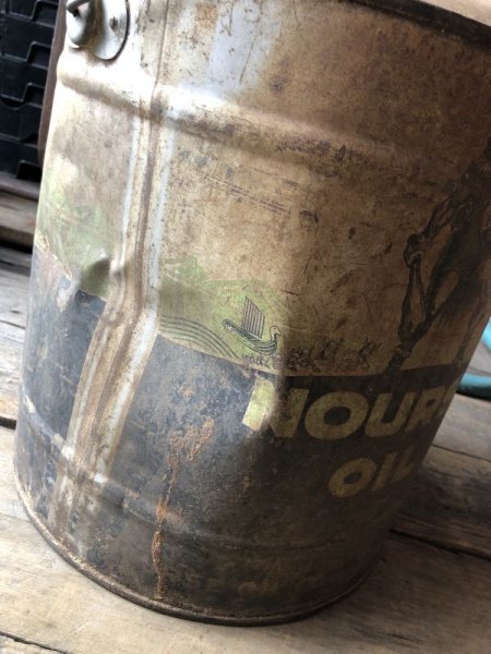 画像13: Vintage Motor Gas Oil 5 Gallon Can NOURSE (M850)  (13)
