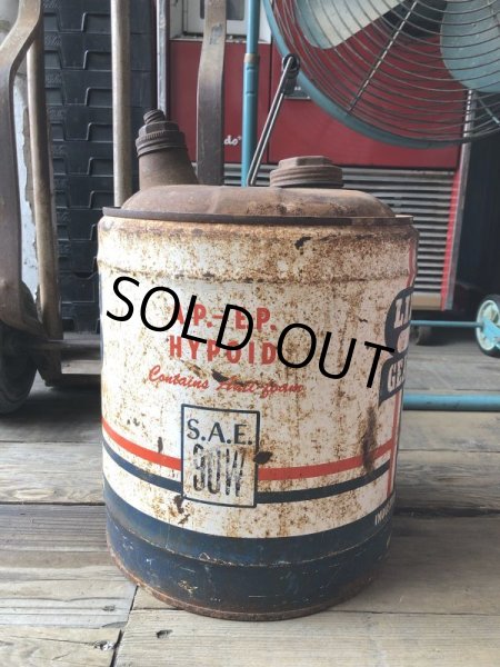 画像3: Vintage Motor Gas Oil 5 Gallon Can LIBERTY (M848)  (3)