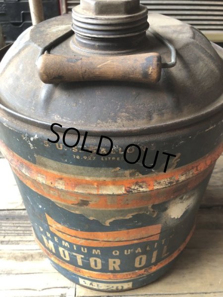 画像9: Vintage Motor Gas Oil 5 Gallon Can ALL STATE (M852)  (9)
