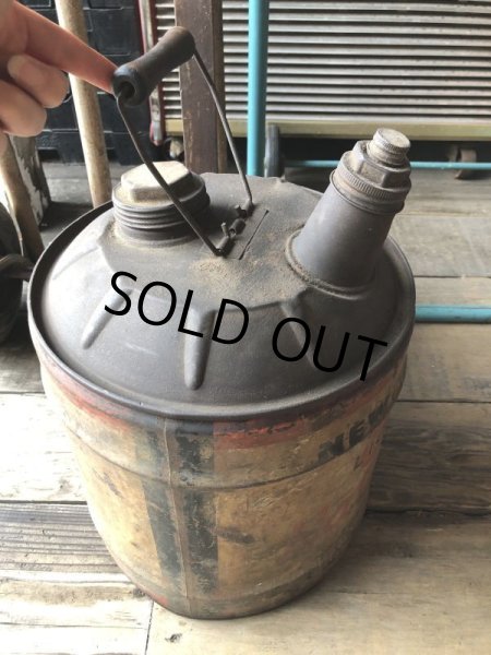 画像6: Vintage Motor Gas Oil 5 Gallon Can LION (M851)  (6)