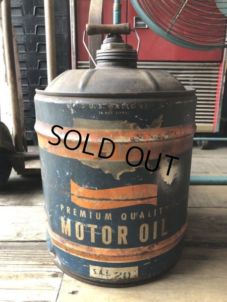 画像5: Vintage Motor Gas Oil 5 Gallon Can ALL STATE (M852)  (5)