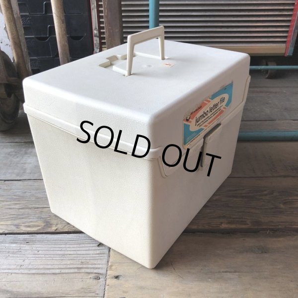 画像2: 70s Vintage Plastic File Box (M858) (2)