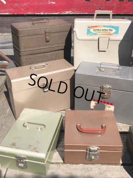 画像12: Vintage Metal File Box (M856) (12)