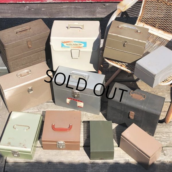 画像10: 70s Vintage Plastic File Box (M858) (10)