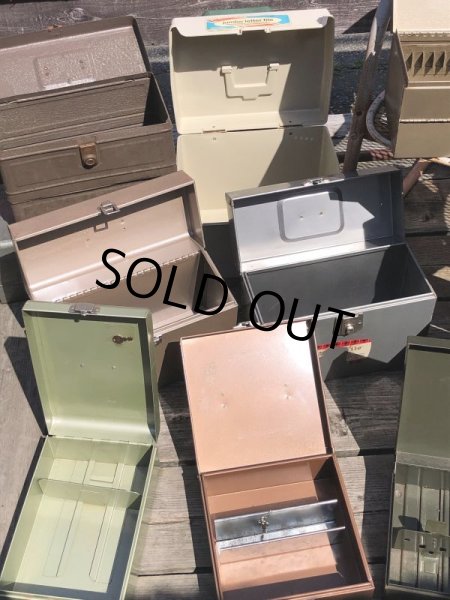画像13: Vintage Metal File Box (M856) (13)