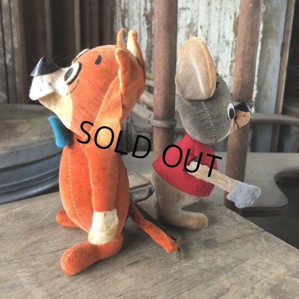 画像9: 60s Vintage Hanna Barbara Mr.Jinks Velveteen Stuffed (M869) (9)