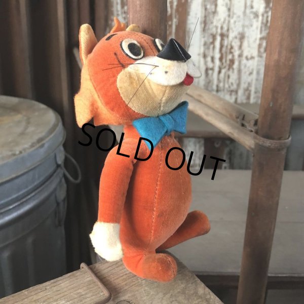 画像3: 60s Vintage Hanna Barbara Mr.Jinks Velveteen Stuffed (M869) (3)