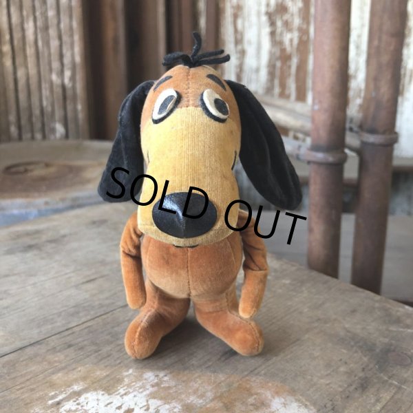 画像2: 60s Vintage Hanna Barbara Augie Doggie Velveteen Stuffed (M870) (2)