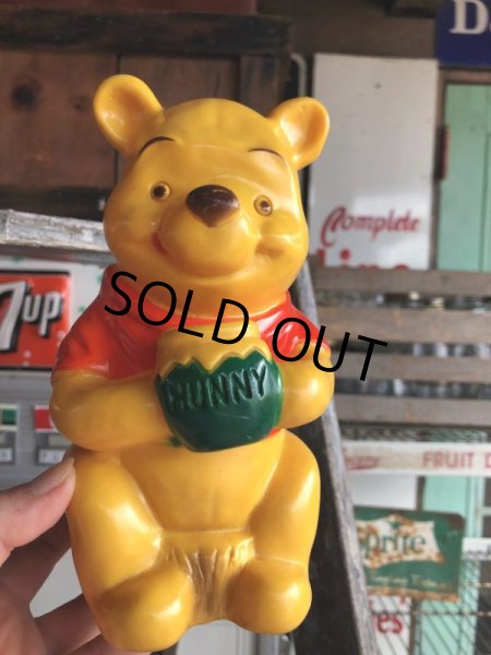 画像7: 70s Vintage SEARS Disney Winnie the Pooh Plastic Coin Bank Doll (M872) (7)