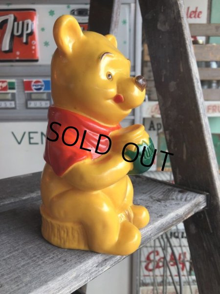 画像2: 70s Vintage SEARS Disney Winnie the Pooh Plastic Coin Bank Doll (M872) (2)