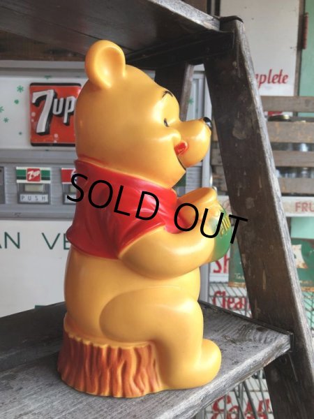 画像2: 70s Vintage Disney  Winnie the Pooh Plastic Coin Bank Doll (M873) (2)
