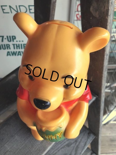 画像5: 70s Vintage Disney  Winnie the Pooh Plastic Coin Bank Doll (M873) (5)