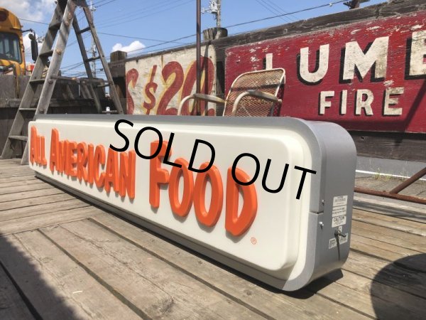 画像12: Vintage Advertising A&W Restaurant Store Display ALL AMERICAN FOOD Original Lighted Sign Hard to Find (M785) (12)