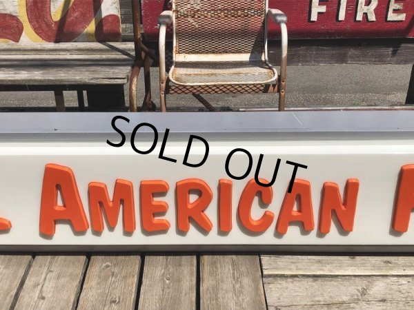画像4: Vintage Advertising A&W Restaurant Store Display ALL AMERICAN FOOD Original Lighted Sign Hard to Find (M785) (4)