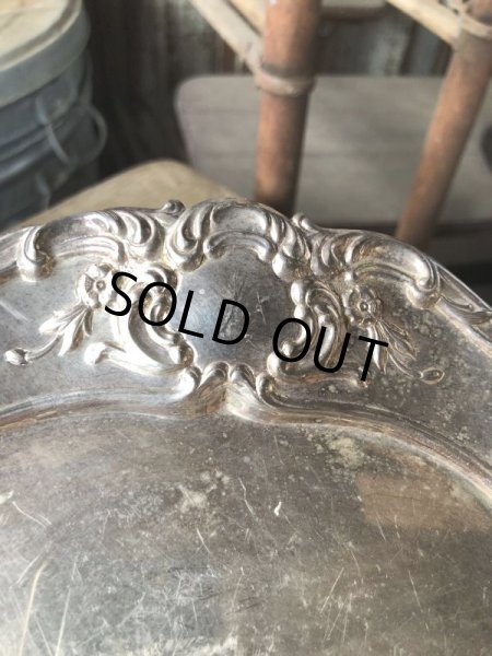 画像5: Vintage Silver Plate Serving Tray Dish Dinner Ware (M803) (5)