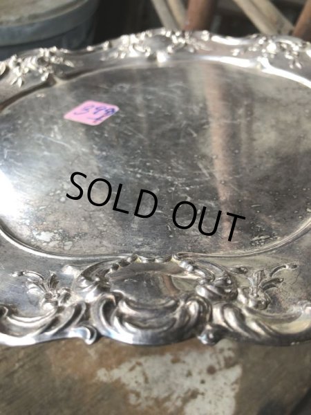 画像6: Vintage Silver Plate Serving Tray Dish Dinner Ware (M803) (6)