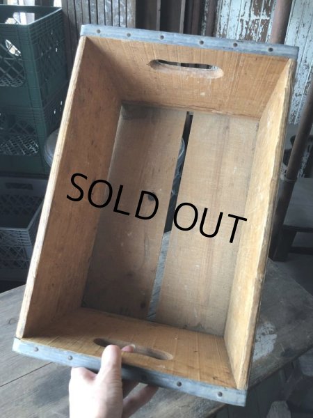 画像14: 70s Vintage Advertising 7up Wooden Crate Wood Box (M811) (14)