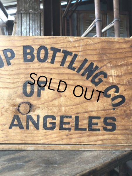 画像11: 70s Vintage Advertising 7up Wooden Crate Wood Box (M811) (11)