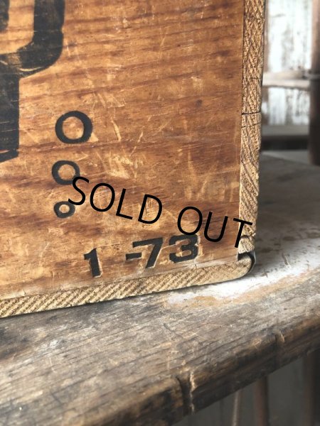 画像3: 70s Vintage Advertising 7up Wooden Crate Wood Box (M811) (3)