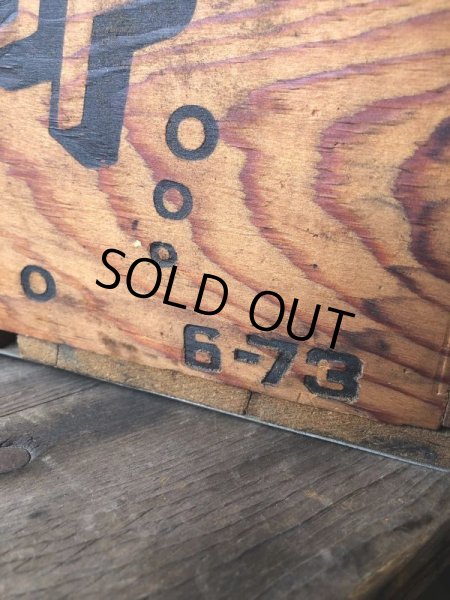 画像3: 70s Vintage Advertising 7up Wooden Crate Wood Box (M810) (3)