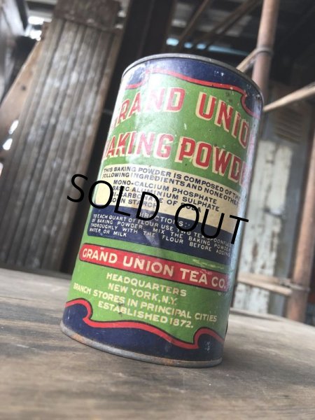 画像4: Vintage Advertising Tin Grand Union Baking Powder (M836) (4)