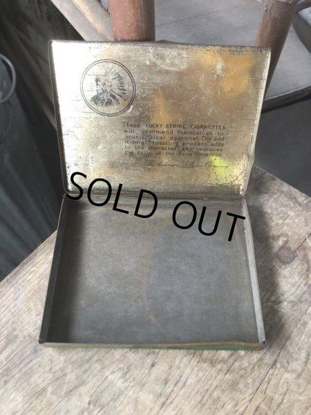 画像2: Vintage Advertising Tin LUCKY STRIKE CIGARETTES (M825) (2)