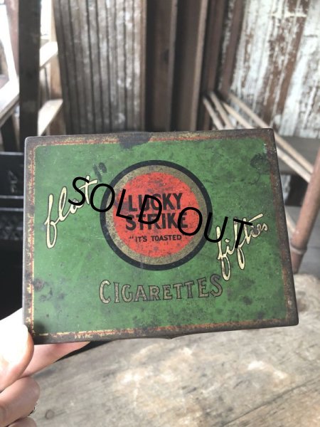 画像10: Vintage Advertising Tin LUCKY STRIKE CIGARETTES (M825) (10)