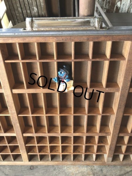 画像10: Vintage Wooden Printer Tray (M838) (10)