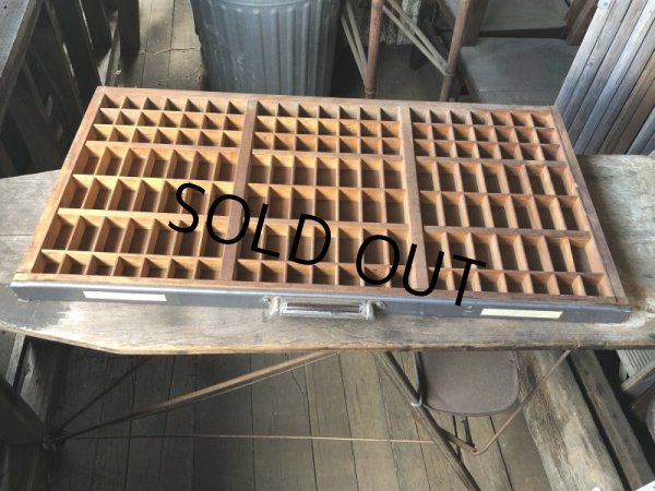 画像5: Vintage Wooden Printer Tray (M838) (5)