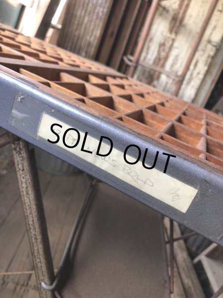 画像7: Vintage Wooden Printer Tray (M838) (7)