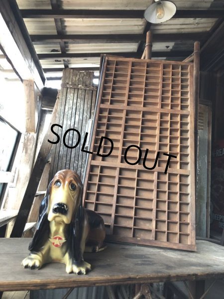 画像12: Vintage Wooden Printer Tray (M838) (12)