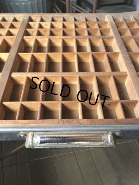 画像8: Vintage Wooden Printer Tray (M838) (8)