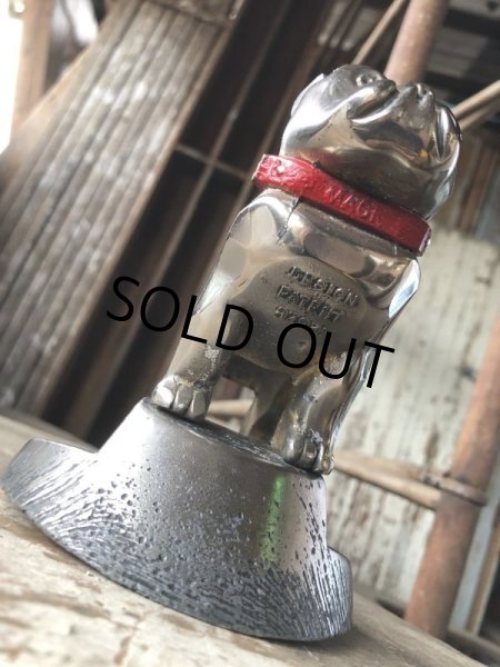 画像13: Vintage MACK TRUCK Bull Dog Advertising Metal Hood Ornament Pat #87931 (M839) (13)