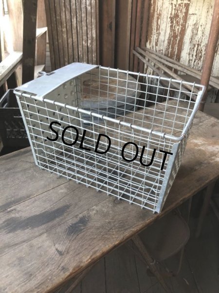 画像6: Vintage Metal Wire Locker Basket w/ Number Plate GB-718 (M852) (6)