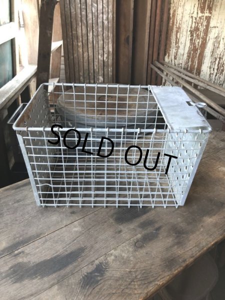 画像8: Vintage Metal Wire Locker Basket w/ Number Plate GB-109 (M856) (8)