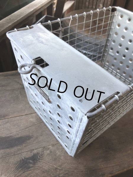 画像5: Vintage Metal Wire Locker Basket w/ Number Plate GB-46 (M853) (5)