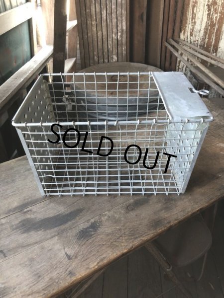 画像8: Vintage Metal Wire Locker Basket w/ Number Plate GB-46 (M853) (8)