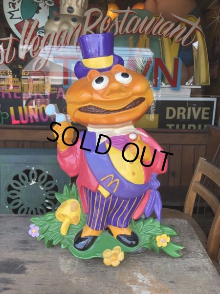 画像1: Vintage Setmakers Inc McDonalds Advertising Mayor McCheese 3D Wall Display (M859) (1)