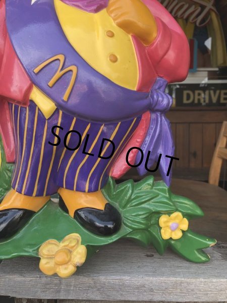 画像8: Vintage Setmakers Inc McDonalds Advertising Mayor McCheese 3D Wall Display (M859) (8)