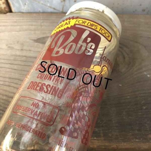 画像3: Vintage Bobs Bigboy Dressing Bottle Glass Jar 16 fl.oz (M864) (3)