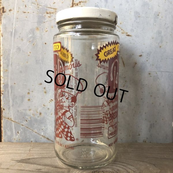 画像6: Vintage Bobs Bigboy Dressing Bottle Glass Jar 16 fl.oz (M864) (6)