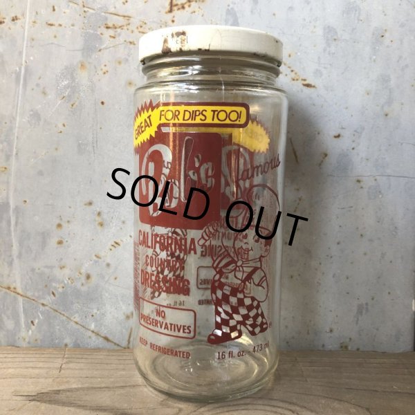 画像5: Vintage Bobs Bigboy Dressing Bottle Glass Jar 16 fl.oz (M864) (5)