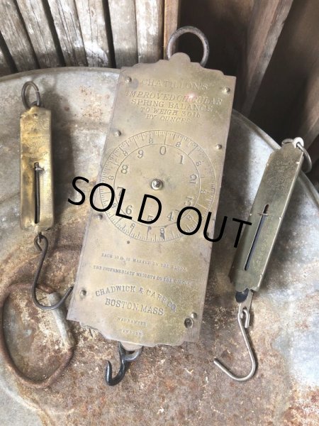 画像14: Vintage Chatillon's Improved Circular Spring Balance 30lb Scale (B871) (14)