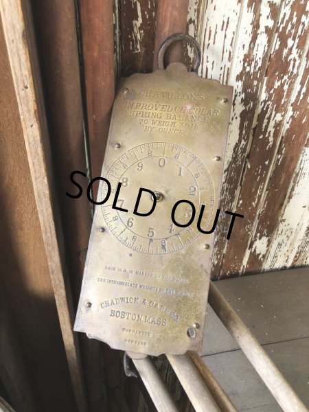 画像13: Vintage Chatillon's Improved Circular Spring Balance 30lb Scale (B871) (13)
