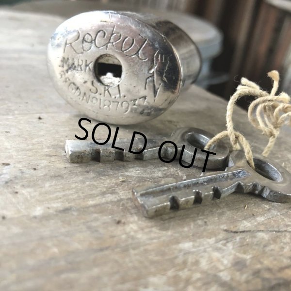 画像2: Vintage ROCKET TRADE MARK REGD. NO. 187933 Padlock (B881) (2)